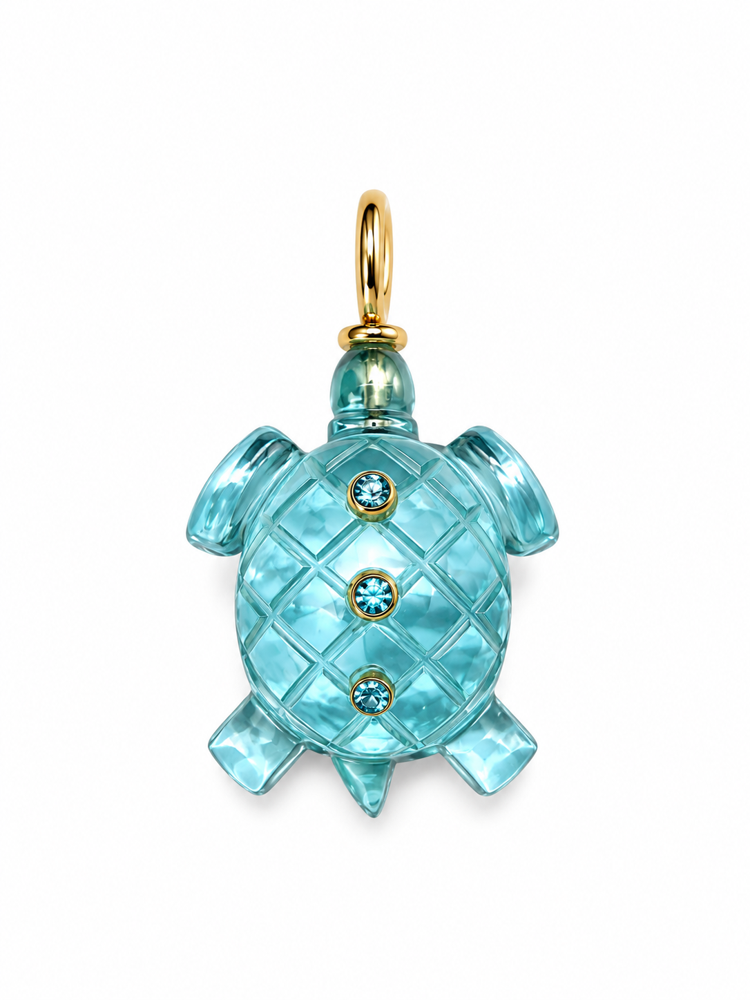 PRE ORDEN Blue Quartz Turtle.