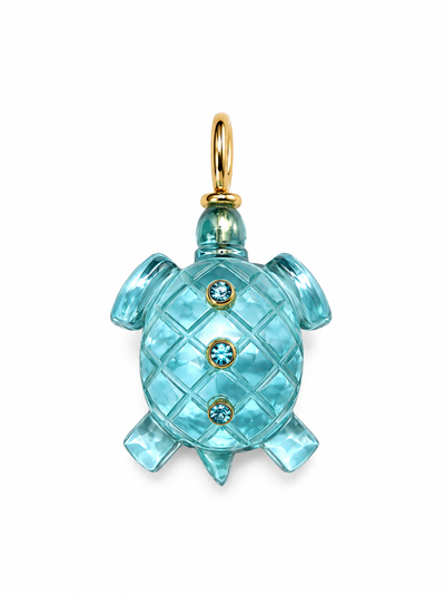 PRE ORDEN Blue Quartz Turtle.