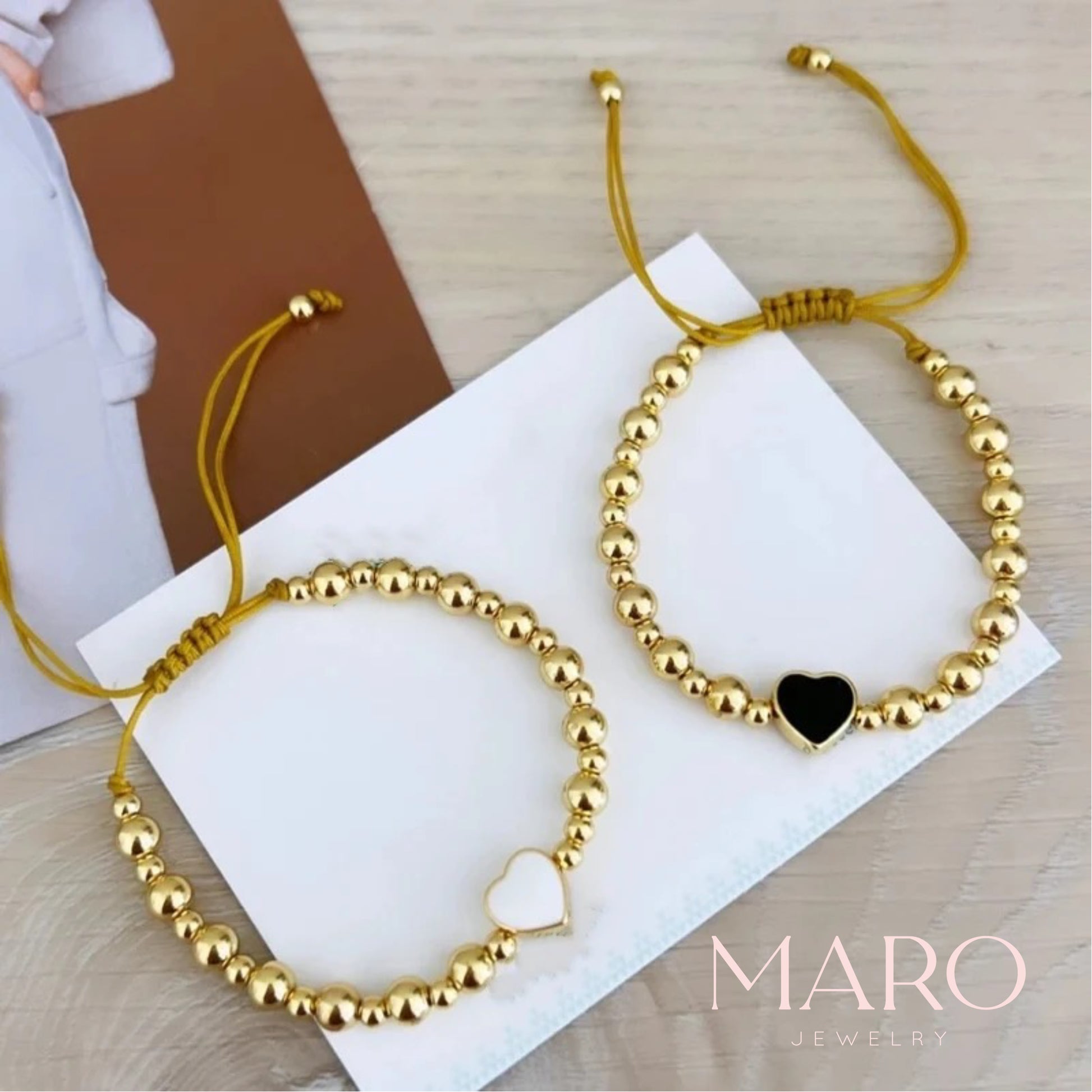 Heart couple bracelet - MARO JEWELRY