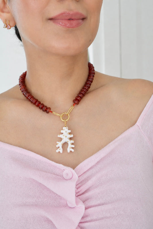 Coral Bloom Pendant
