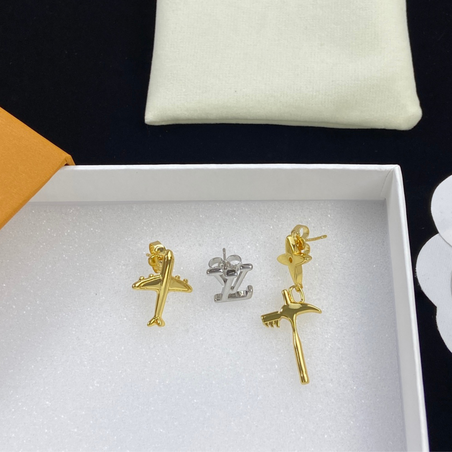 LV 3 IN ONE EARRING - MARO JEWELRY