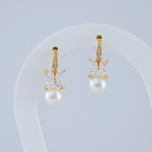 Pearl earring - MARO JEWELRY