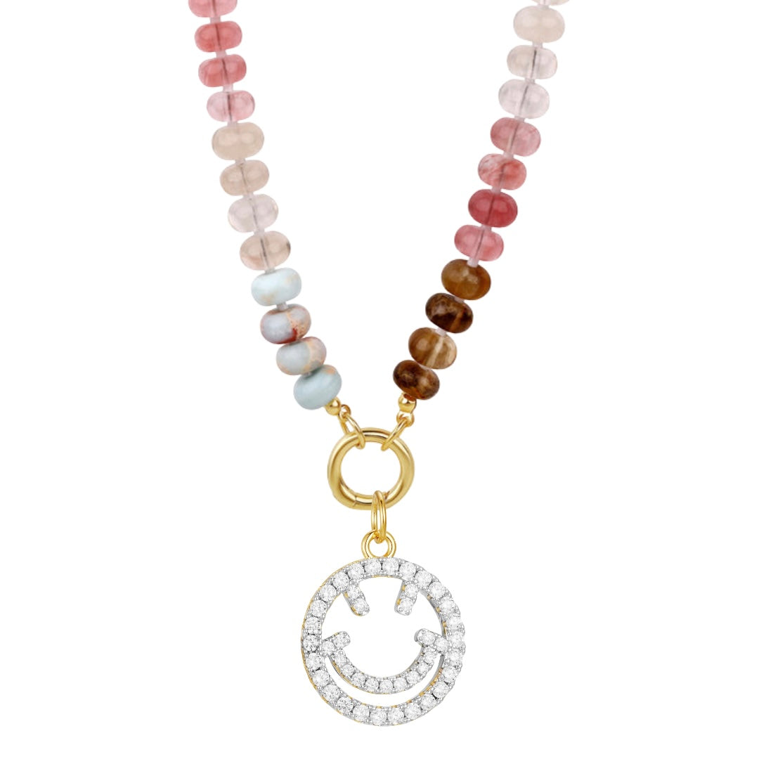 Collar de Cuentas de Caritas Sonrientes