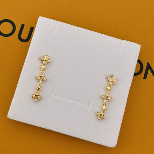 LV GOLD EARRING - MARO JEWELRY