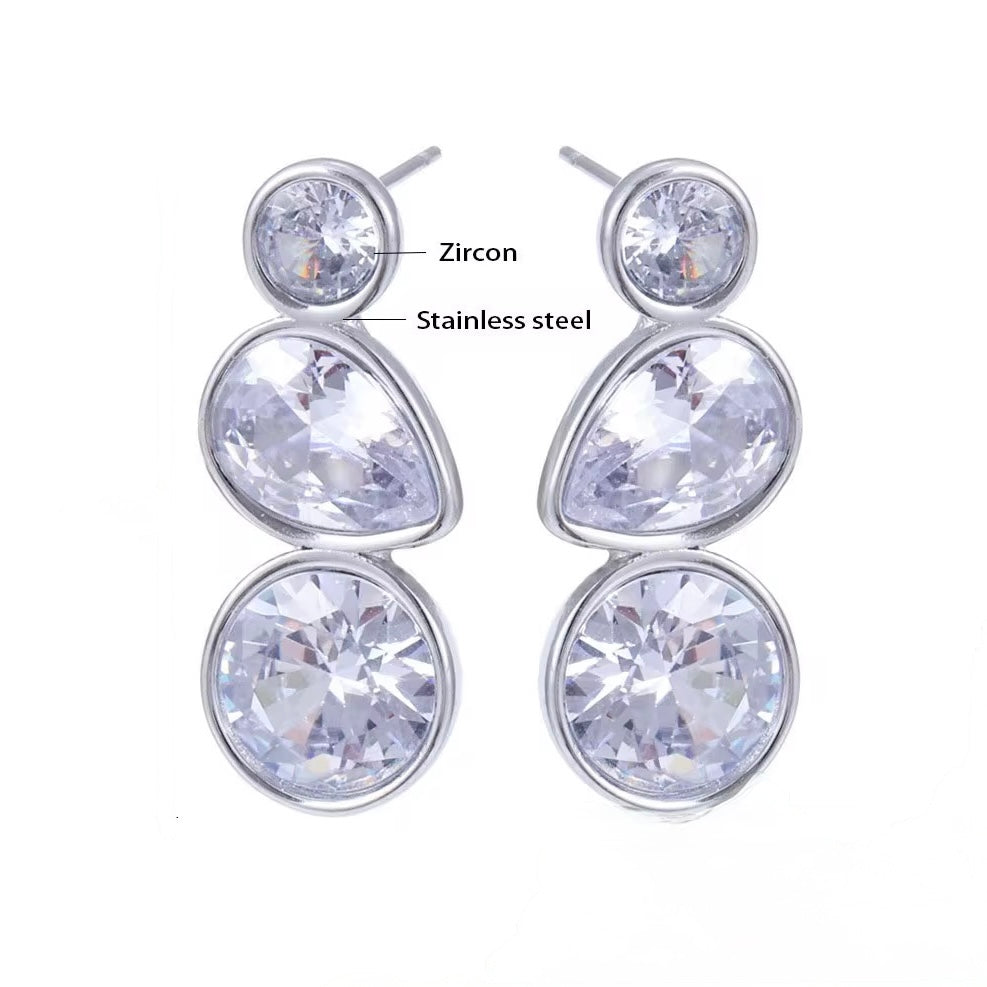 Jolie silver earring - MARO JEWELRY