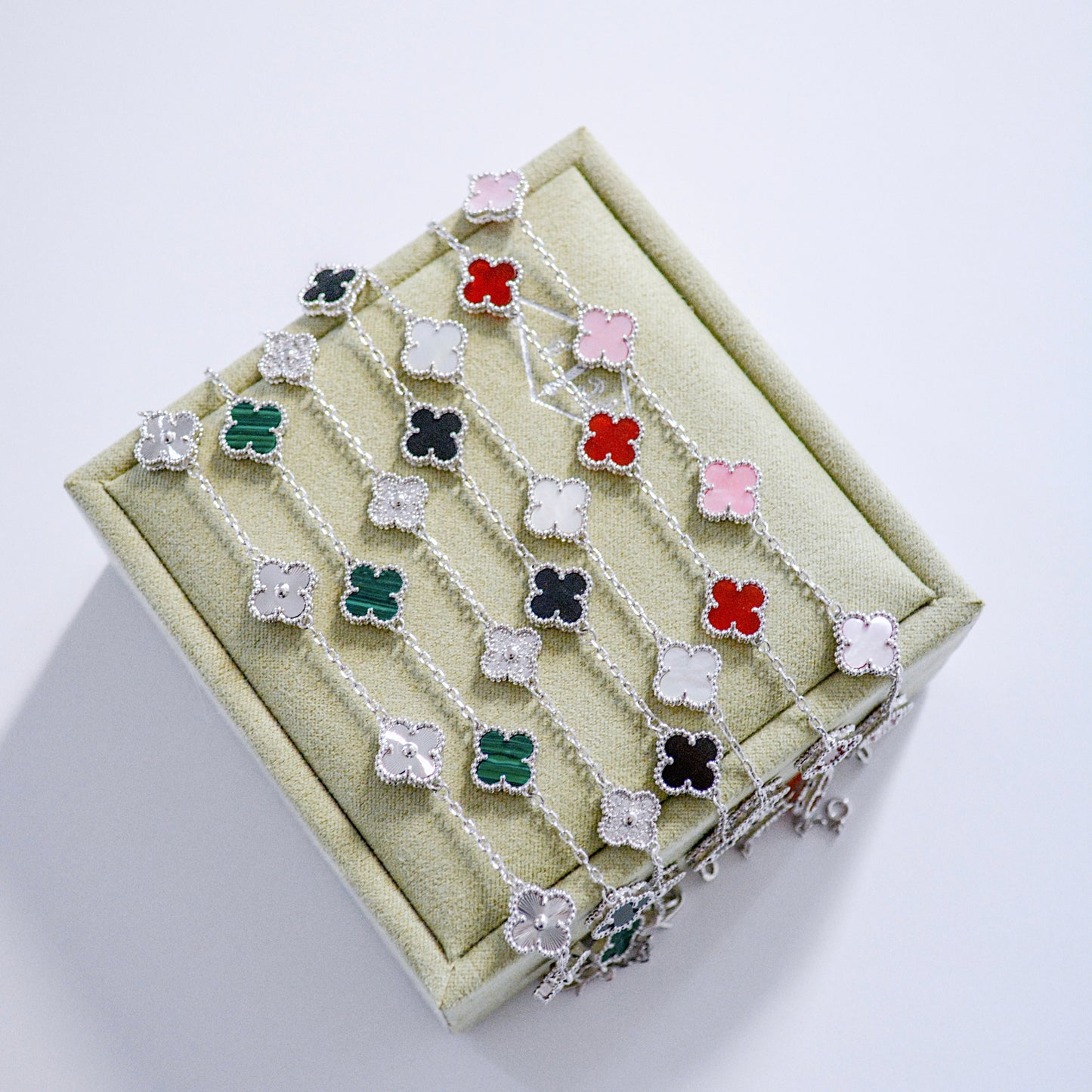 Pulsera de Plata Mini Trébol