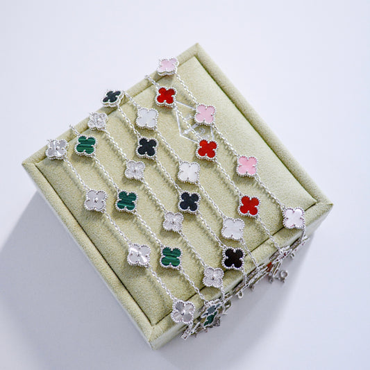 Pulsera de Plata Mini Trébol