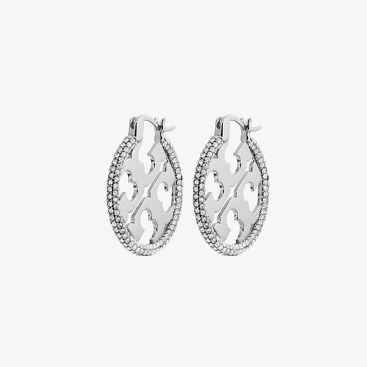 Silver Hoops Earring - MARO JEWELRY