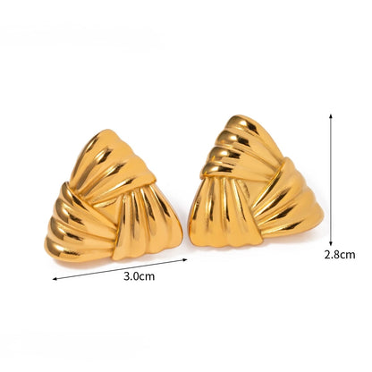 Triangle earrings - MARO JEWELRY
