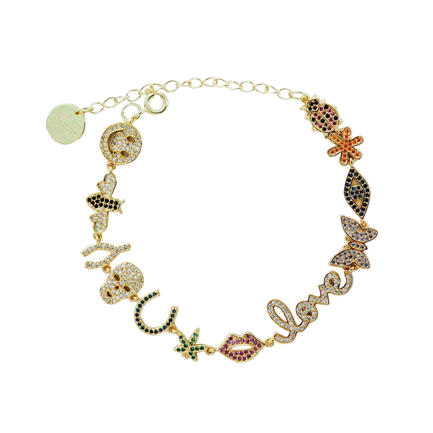 Charms Full Zirconia Bracelet