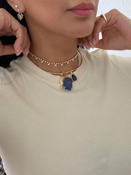 GOLDEN SEAHORSE CHARM