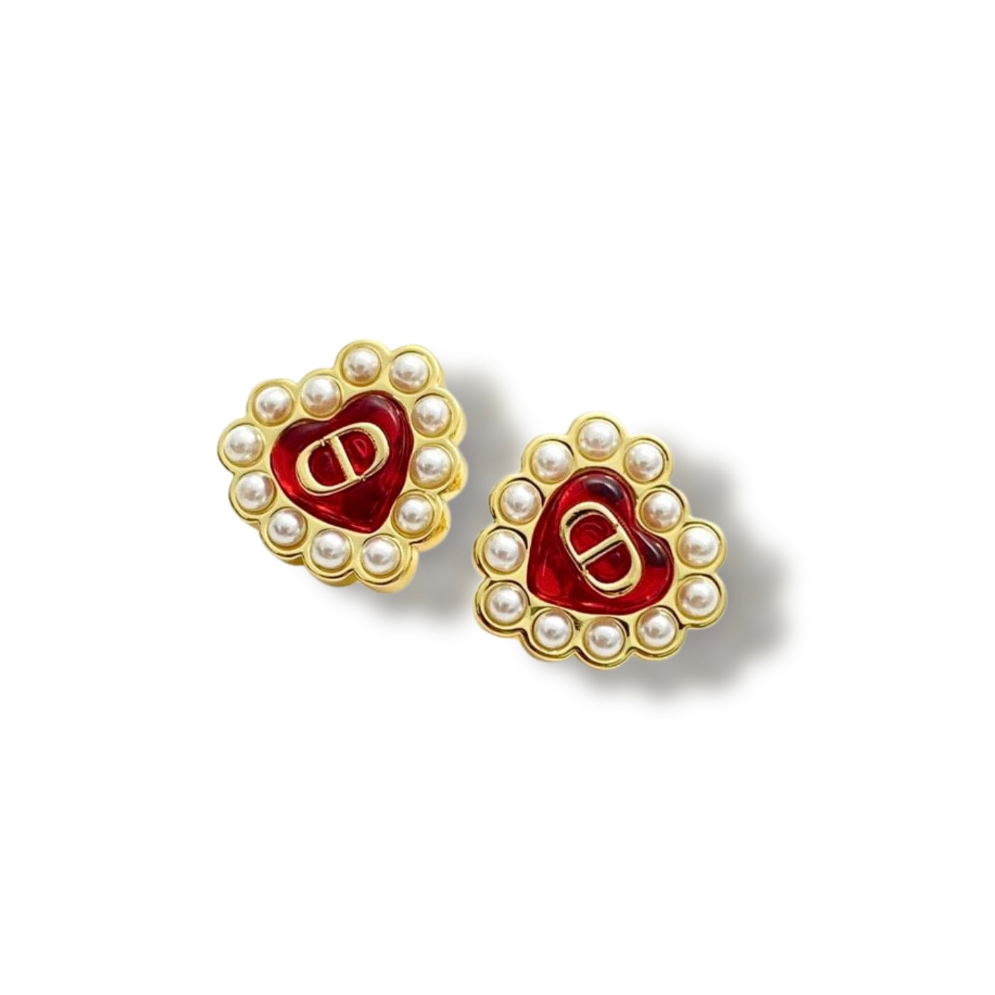 Red Heart Earring - MARO JEWELRY
