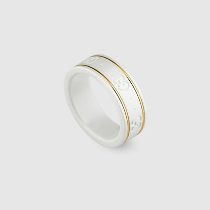 G Ring black and white by MARO Jewelry