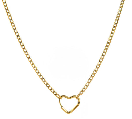 Chain heart-shaped - MARO JEWELRY
