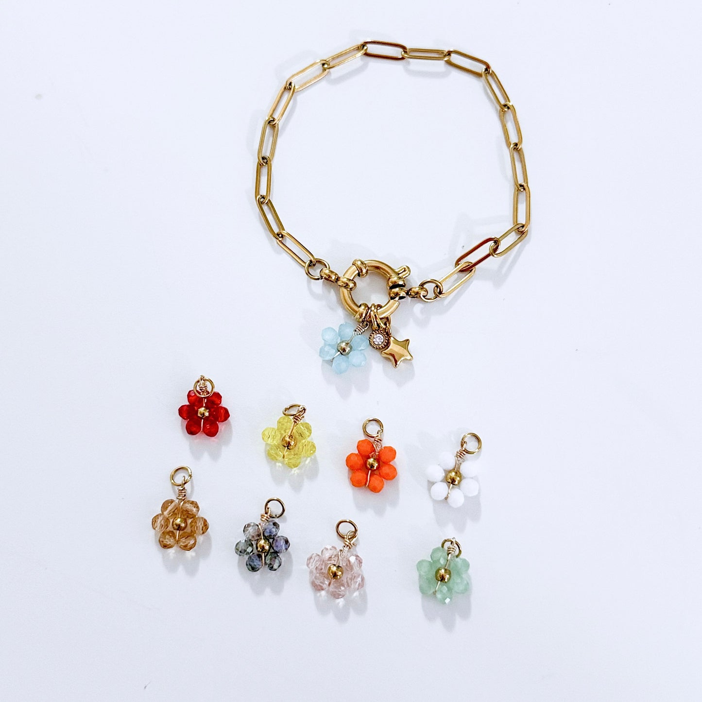 Blossom charm bracelet - MARO JEWELRY