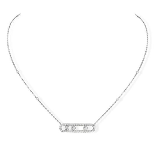 MSK SILVER NECKLACE