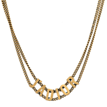 JD Vintage Necklace detail for layered jewelry styling