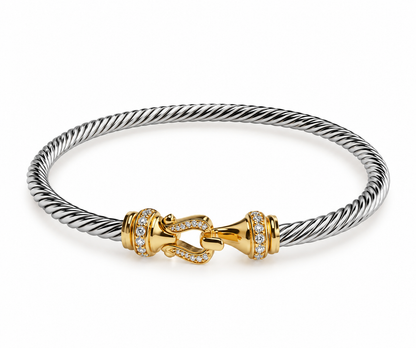 DY TWO TONE BRACELET 3MM