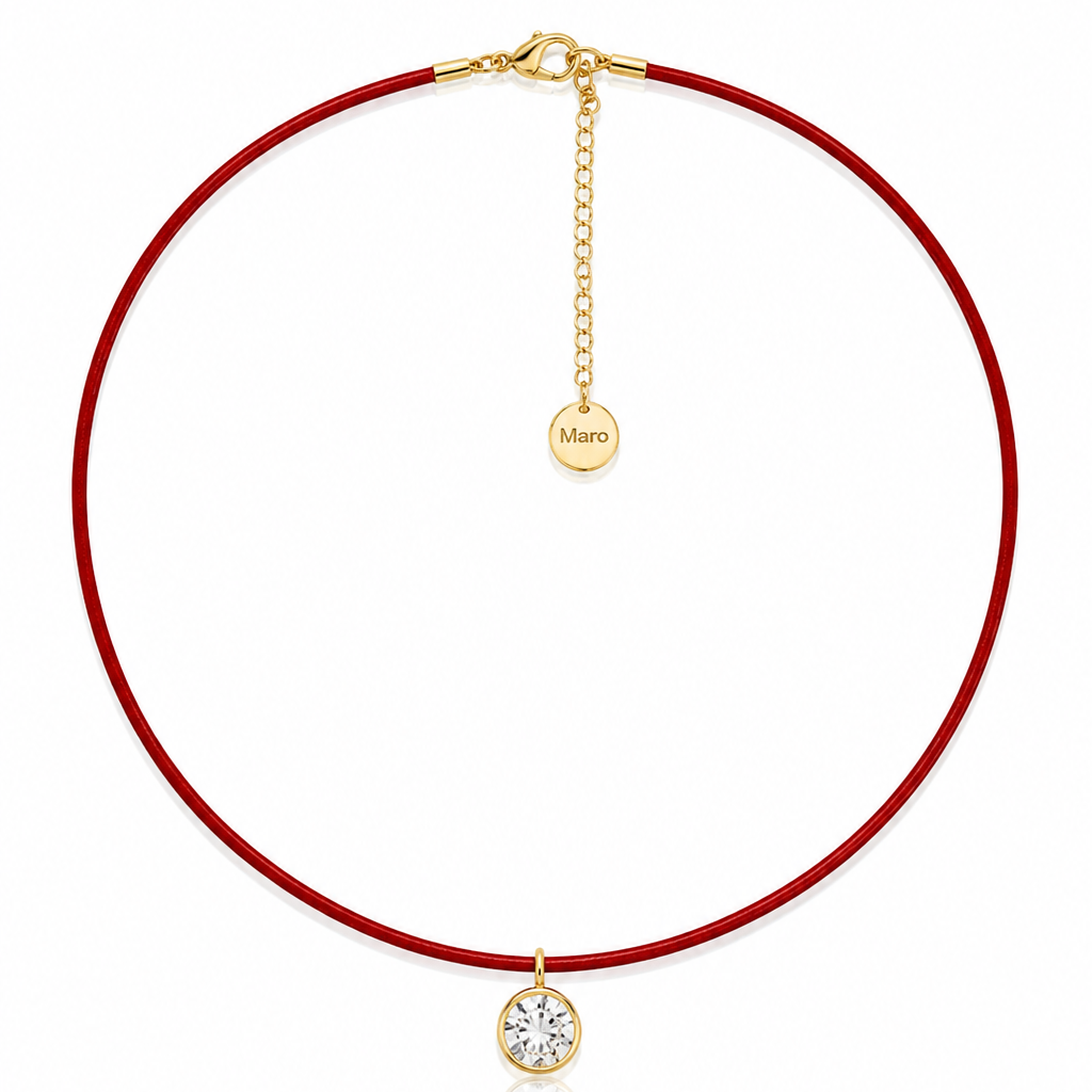 Red Halo Necklace