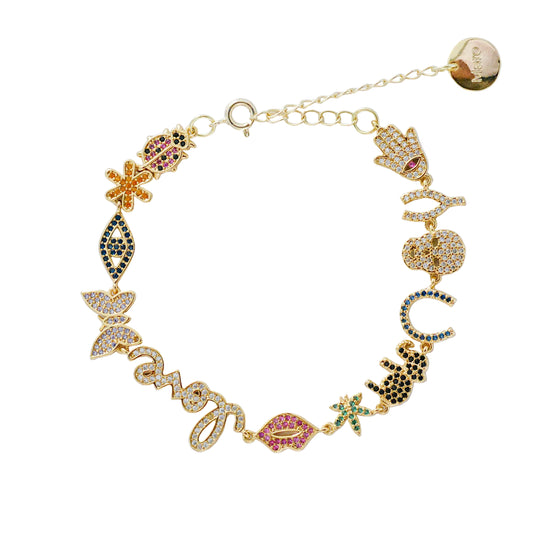 CHARM FULL ZIRCONIA BRACELET