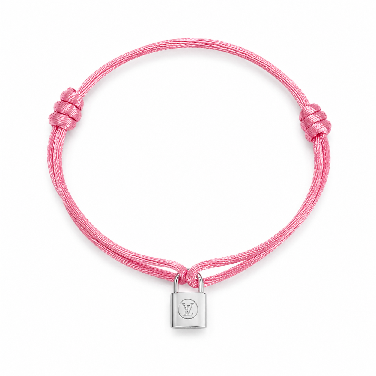 MINI LOCK SILVER CHARM BRACELET