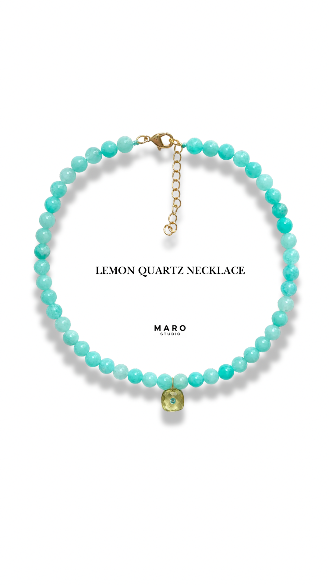 LEMON QUARTZ NECKLACE