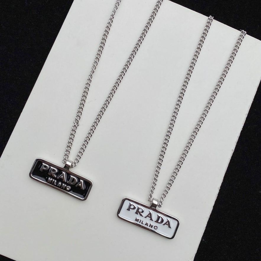 P silver necklace - MARO JEWELRY