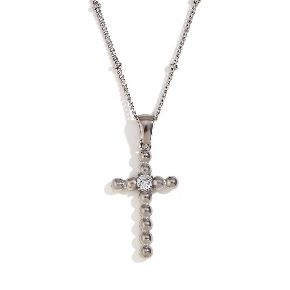 Cross pendant necklace - MARO JEWELRY