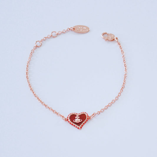 Pulsera V Oro Rosa