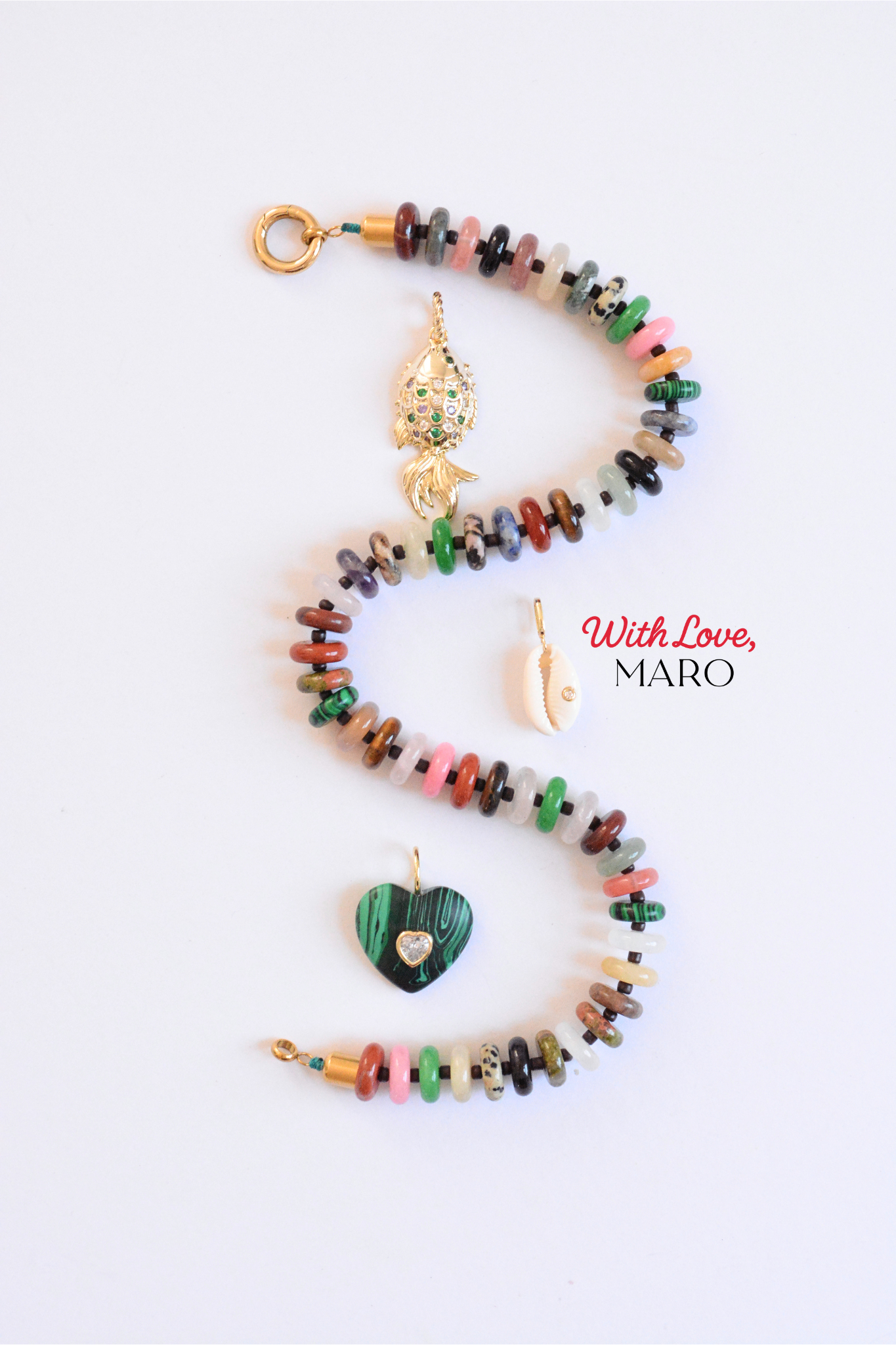 MULTI-COLOR GEMSTONE NECKLACE