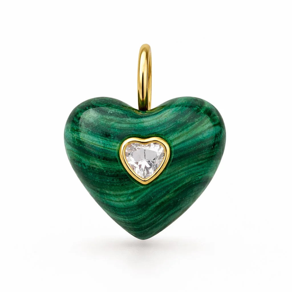 Heart Gem Charm