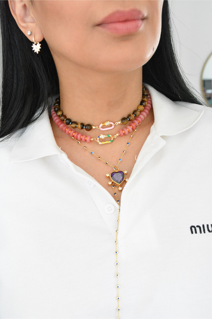 Blush Sunset Necklace gift-ready fashion jewelry packaging