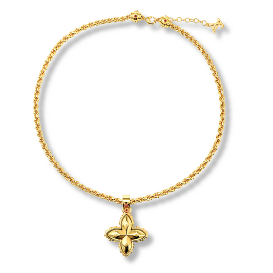 Blossom Gold Necklace product view by MARO Jewelry