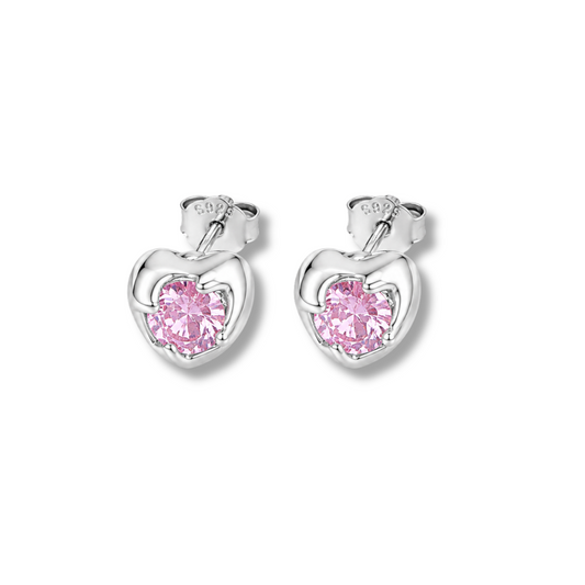 Pink Zirconia Earrings