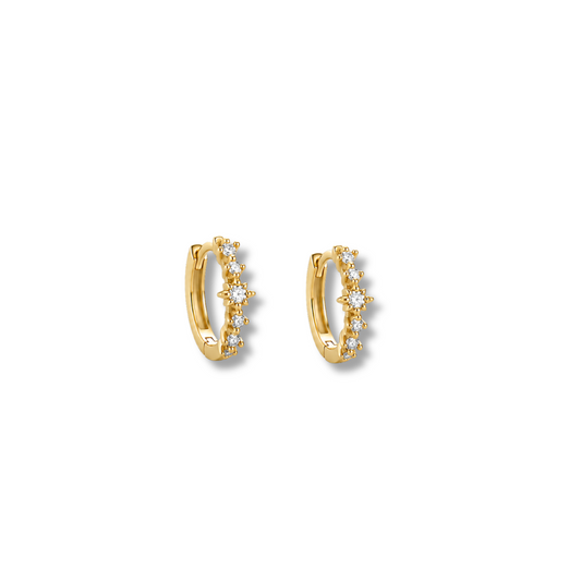 Moon Star Mini Hoops