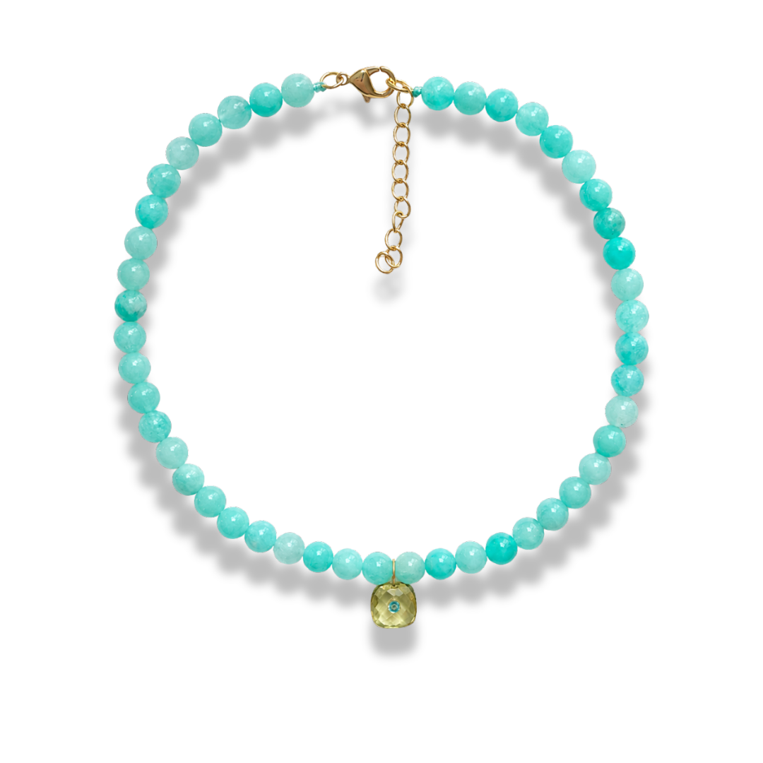 LEMON QUARTZ NECKLACE