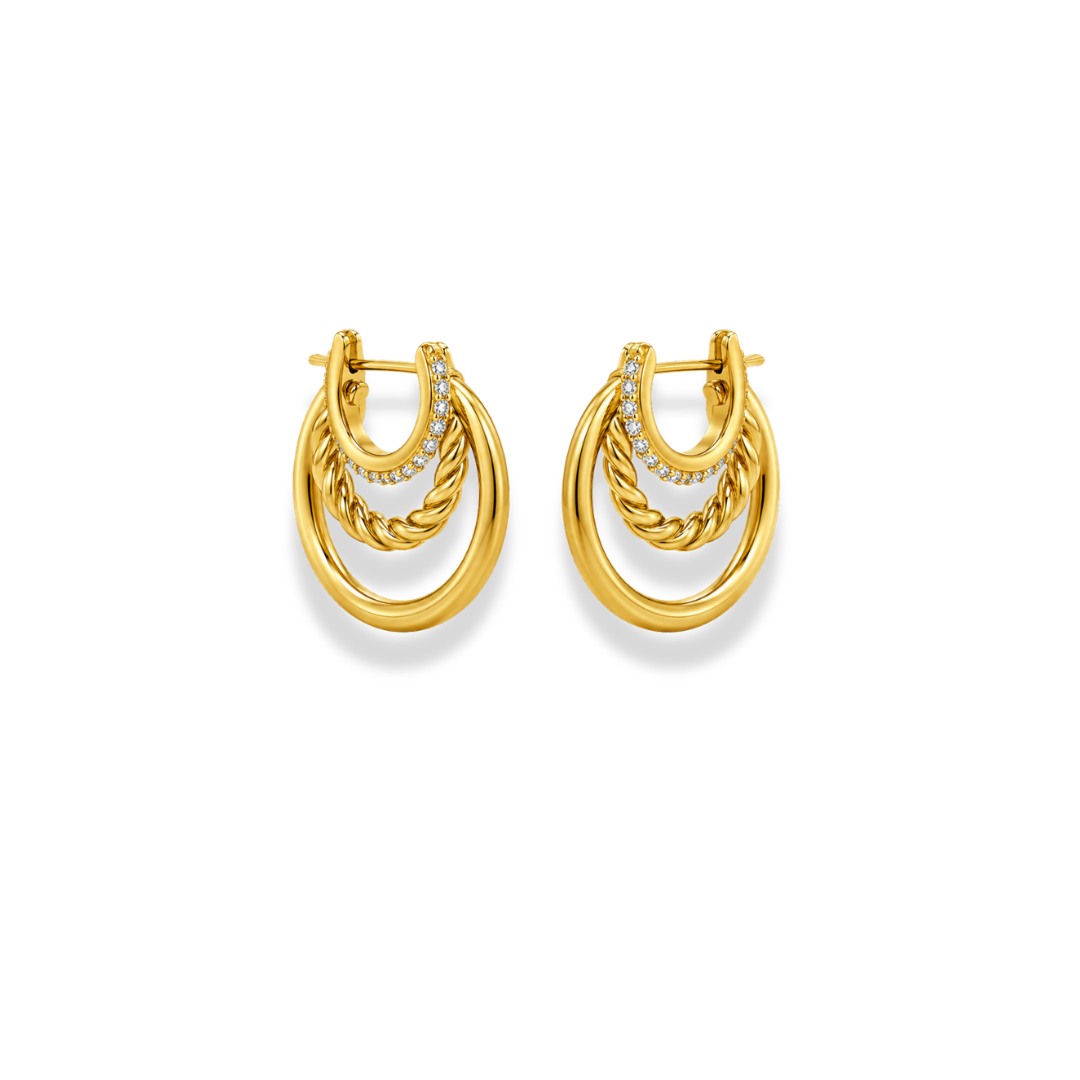 DY GOLD HOOPS