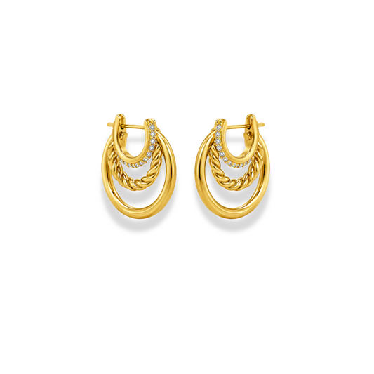 DY GOLD HOOPS