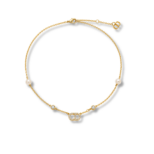 CD Pearl Necklace by MARO Jewelry