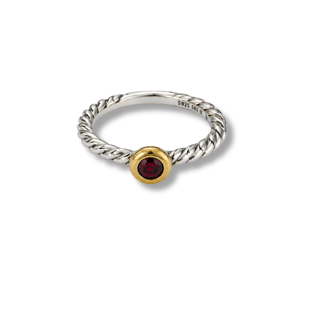 GARNET GLOW RING