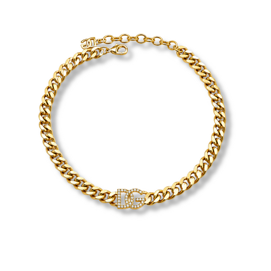 DG Gold Necklace by MARO, gold-tone necklace for women
