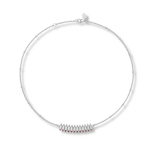 Silver Necklace by MARO minimalist silver-tone necklace