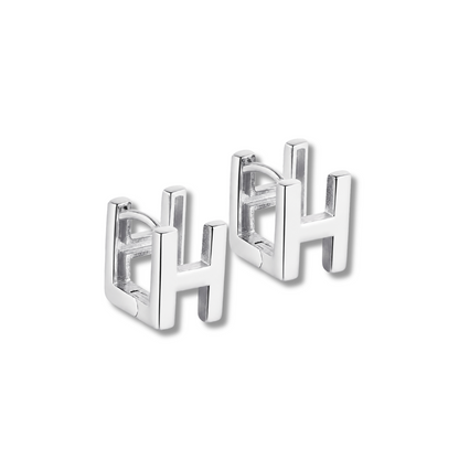Iconic H Earring by MARO polished statement earring