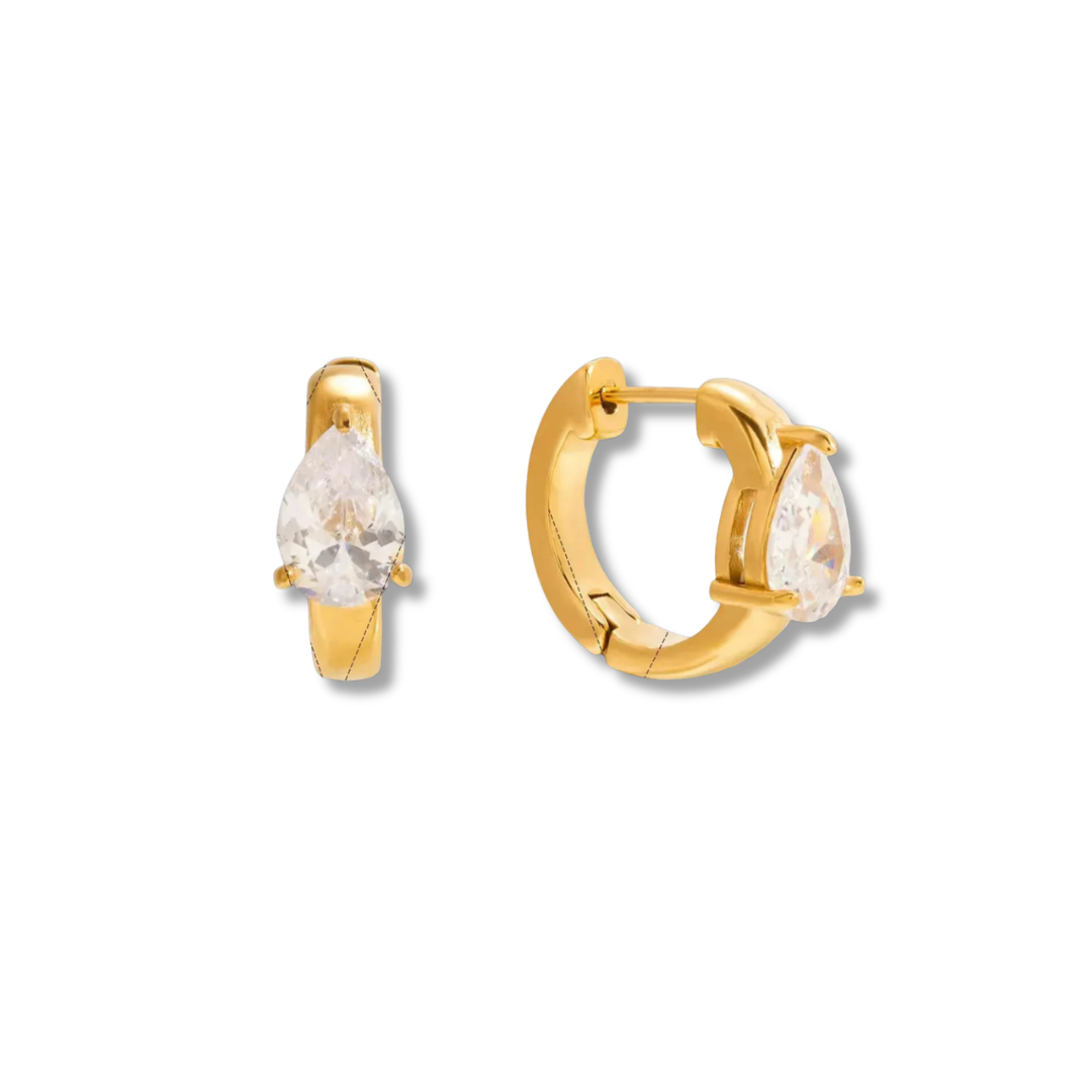 CZ Pearl Earrings