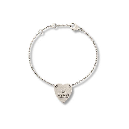Heart Tag Bracelet in gold by MARO Jewelry