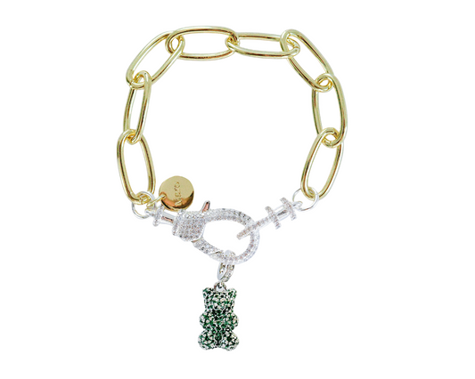 Lobster Claps Paper Clip Bracelet