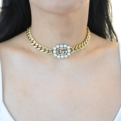 Pearl Choker Necklace by MARO Jewelry