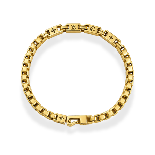 L Vintage Bracelet by MARO in gold tone