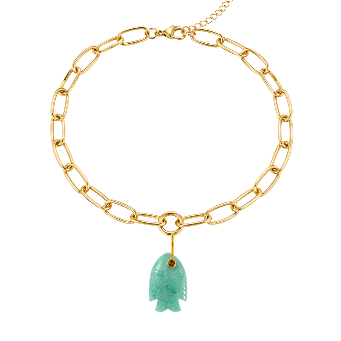 Fish Pendant charm by MARO Jewelry