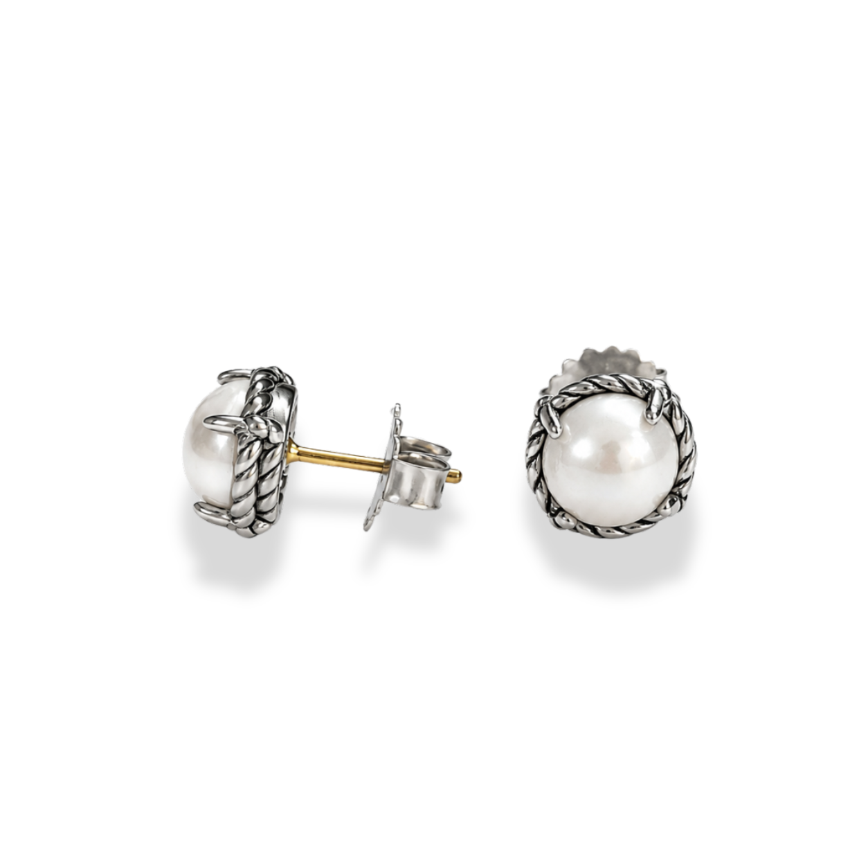 DY Pearl Earrings by MARO Jewelry